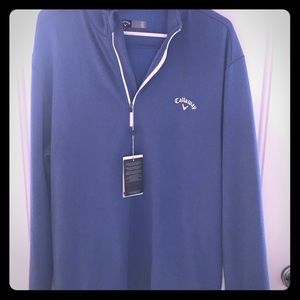 Blue Callaway Quarter Zip men’s pullover.